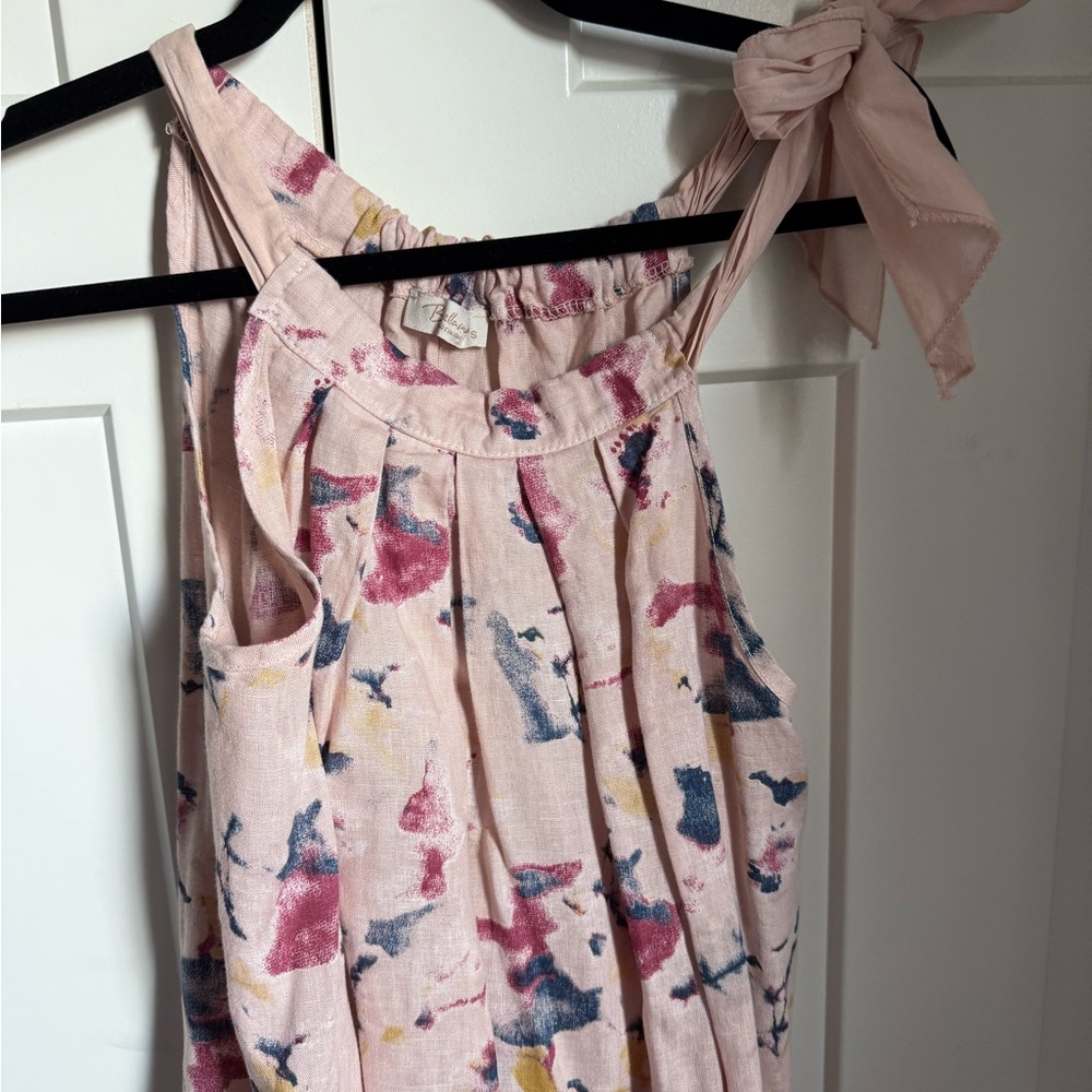 Made in Italy Bellambra 100% Linen dress in blush pink size small. - Picture 2 of 3